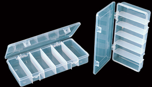plastic fishing tackle box